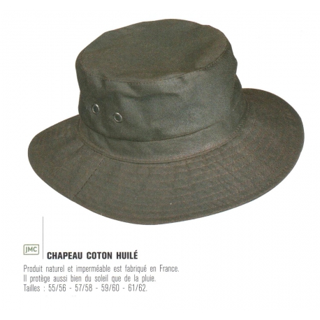 CHAPEAU COTON HUILE JMC