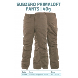 SUBZERO PRIMALOFT PANTS / 40G