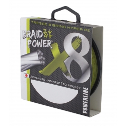 TRESSE BRAID POWER X8 VERTE