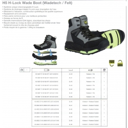 H5  H LOCK WADE BOOT