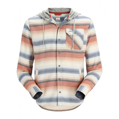 SIMM'S SANTEE FLANNEL HOODY