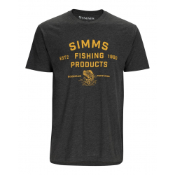 SIMM'S TEE SHIRT STACKED LOGO BASS T-SHIRT