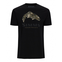 SIMM'S TEE SHIRT TROUT REGIMENT CAMO T-SHIRT